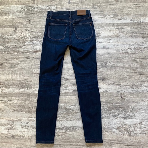 Madewell 9-in Mid-Rise Skinny Jeans Larkspur Wash - Picture 3 of 6